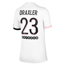 Camisola Paris Saint-Germain Julian Draxler 23 Equipamento Segundo 2021-2022 Manga Curta